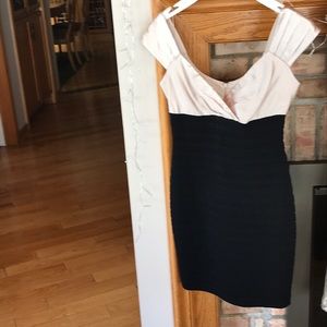 Black and Tan London times petite dress